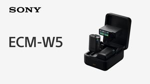 sony wireless mic for creators ecm w5