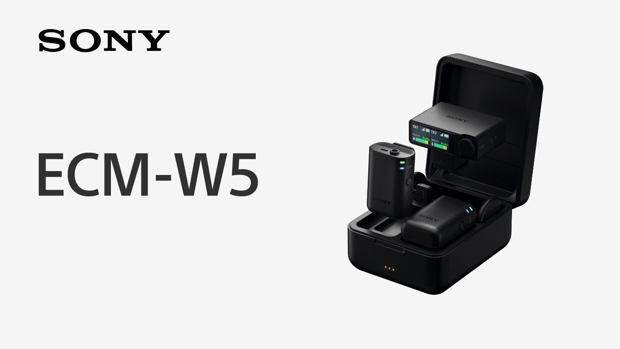 Sony Introduces ECM-W5 Wireless Microphone System for Creators