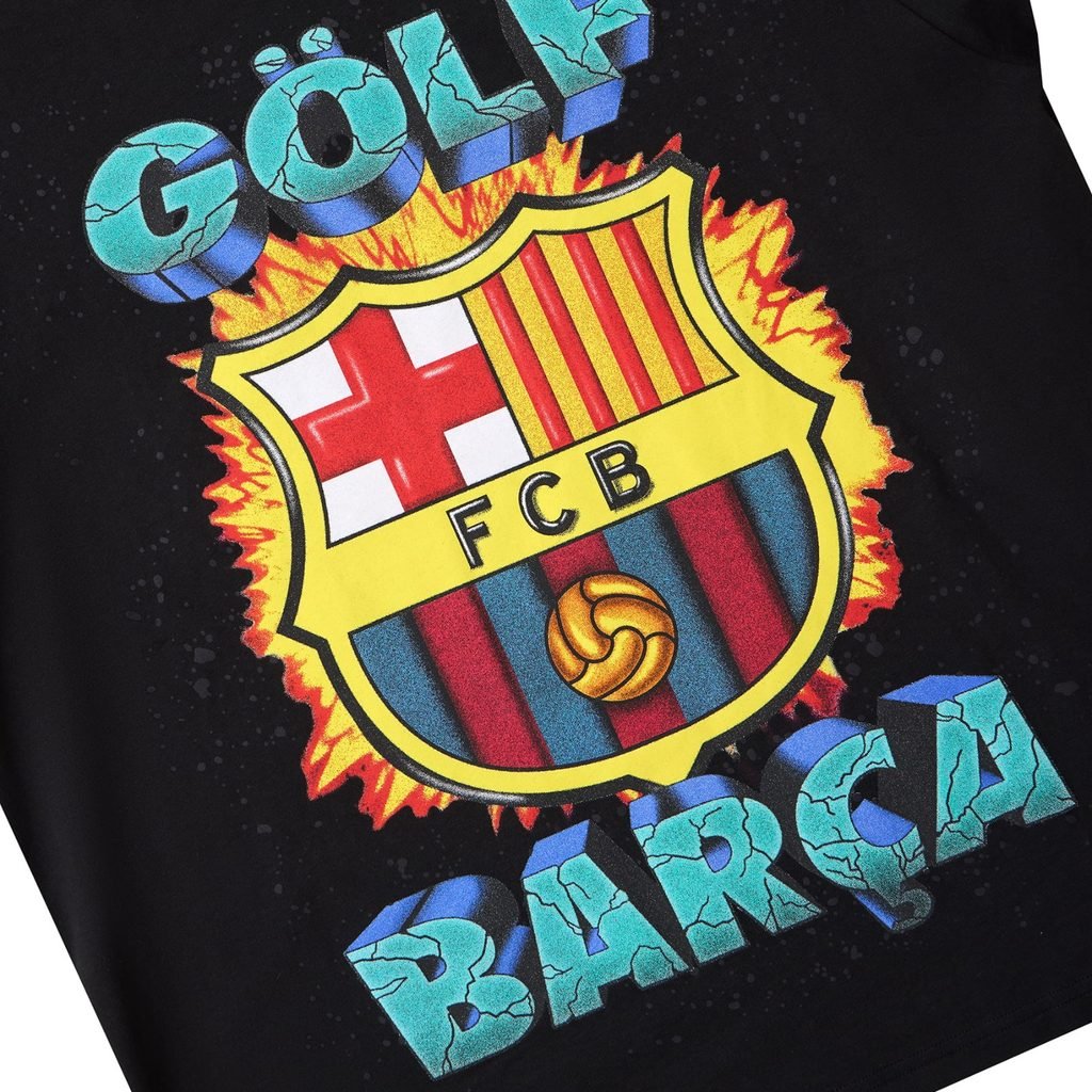 Spotify Hands Creative Control to Tyler, The Creator for Latest FC Barcelona Jersey Takeover spotify x fc barcelona with tyler creator golf wang (1)
